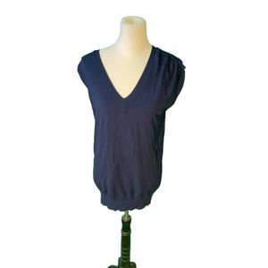 Oversized blue sweater tunic/dress